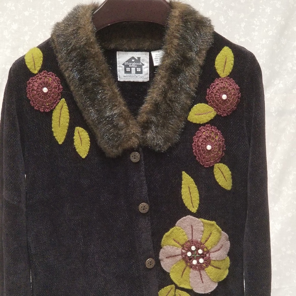 Ladies chocolate brown sweater